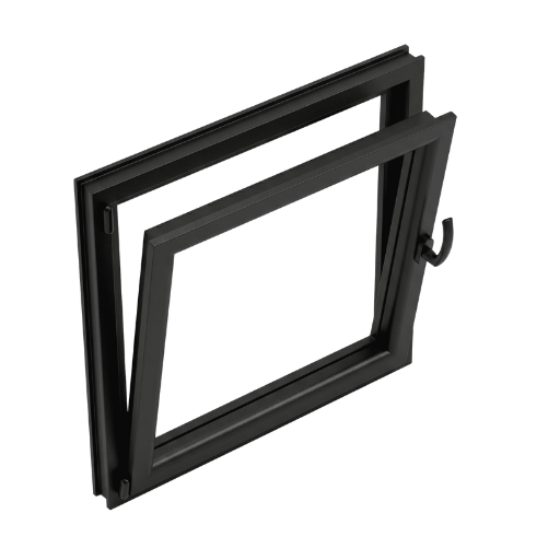 Apertura batiente PVC acabado Brown Dekor · Marrón