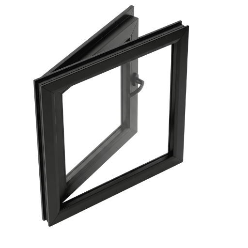 Apertura exterior PVC acabado Brown Dekor · Marrón