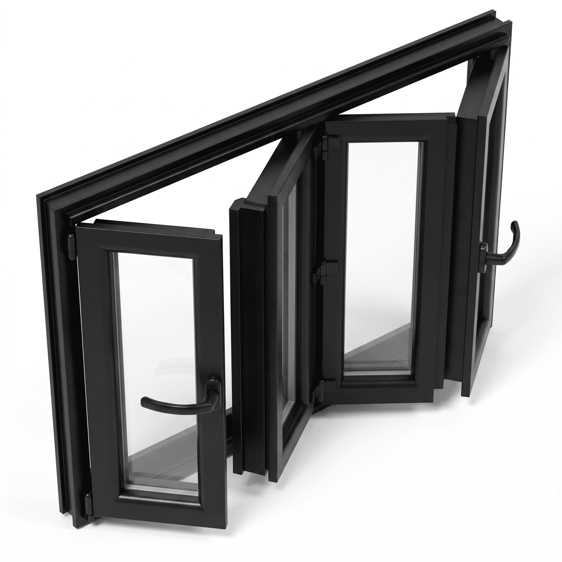 Apertura plegable PVC acabado Brown Dekor · Marrón