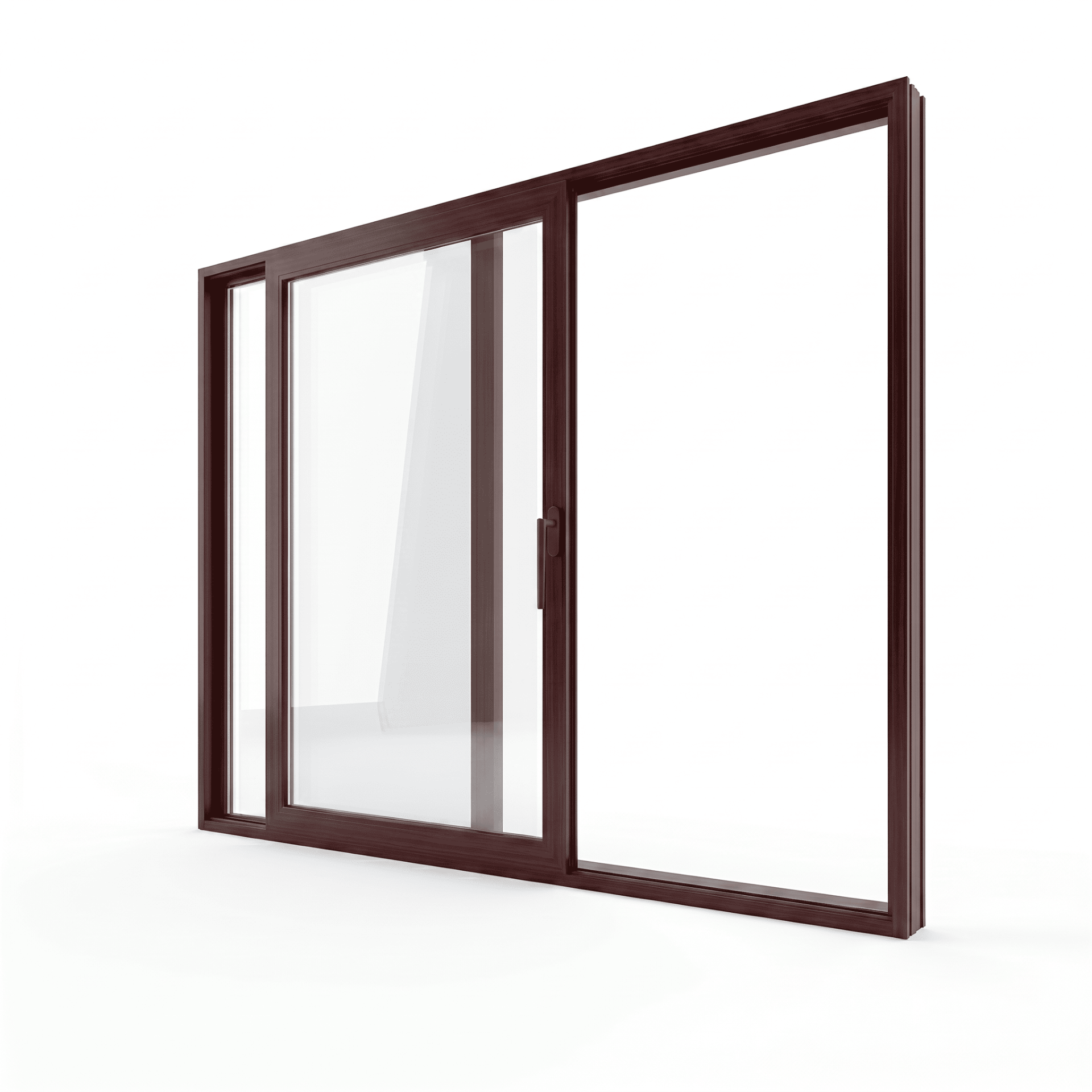 Apertura Smart Slide PVC acabado Mahagoni · Caoba
